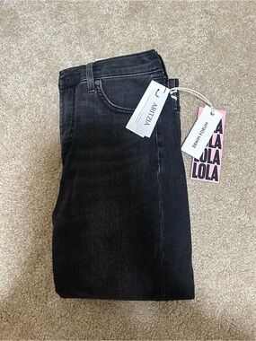 Aritzia High-Rise Black Wash Jeans
